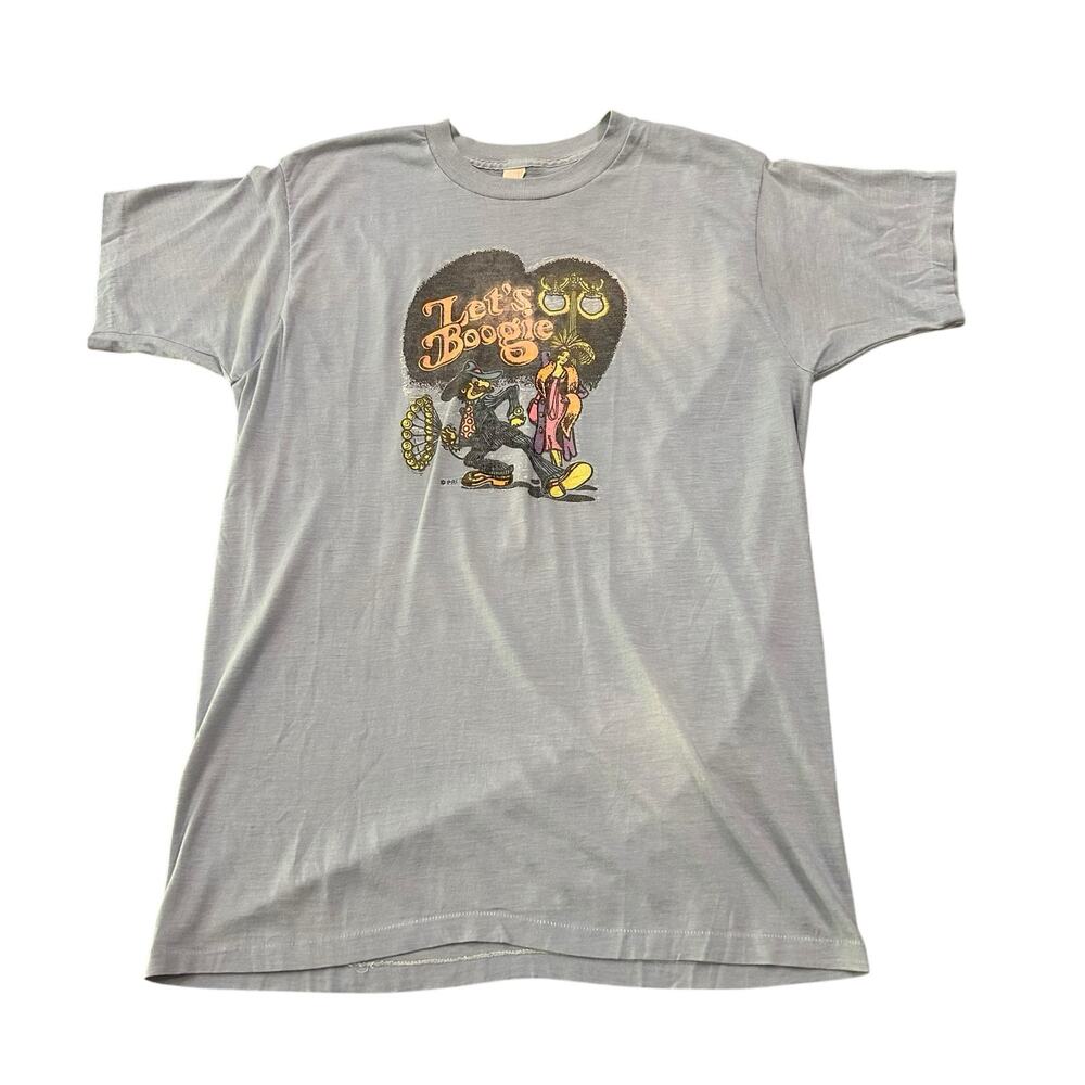 Vintage 70s Let’s Boogie Disco T Shirt Sailors Have More Fun Graphic M -